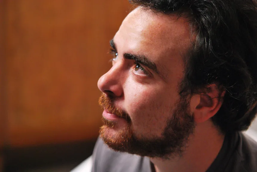 Salvatore Frisina on set